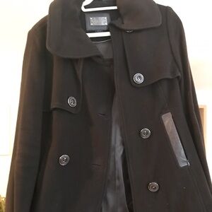 Mackage medium brown military style coat